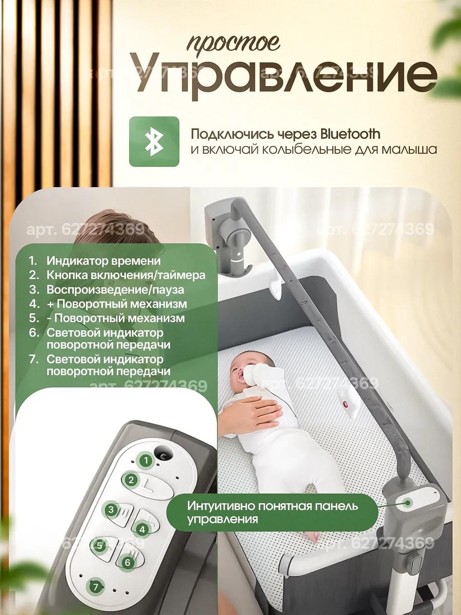 Кровать приставная для новорожденных 2